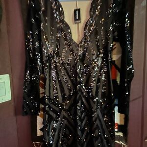 Express Cocktail sparkle dress